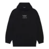 Balenciaga FW21 Boxy Loose hoodie met lange mouwen voor heren, zwart 651799TJV910107