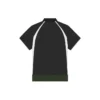Balenciaga FW21 casual dubbellaags sportpoloshirt met korte mouwen voor heren, zwart 661507TKVA51042