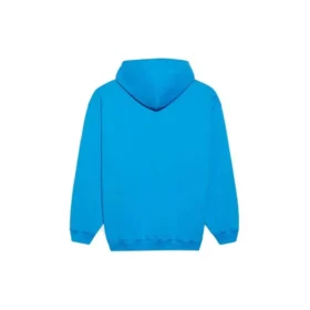 Balenciaga FW21 heren-hoodie met logo, lange mouwen, blauw 570811TIV557560