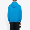 Balenciaga FW21 heren-hoodie met logo, lange mouwen, blauw 570811TIV557560