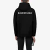 Balenciaga FW21 heren-sweatshirt met logo-opdruk, lange mouwen, zwart 600583TIV841070