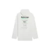 Balenciaga FW21 heren T-shirt met logo-alfabetprint, losvallend, wit 662424TKVF89085