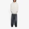 Balenciaga FW21-herenhoodie met logo-alfabetprint, lange mouwen, crèmewit 570811TIV552970