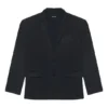 Balenciaga FW21 Retro gebreid herenjas, groot, zwart 662388TAV041000