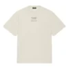 Balenciaga FW21 T-shirt met alfabetprint, korte mouwen, beige, heren 651795TJV909054