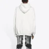 Balenciaga FW21 voor heren ‘Hi My Name Is’ met alfabetpatroon, lange mouwen, wit 651799TKVF29081