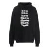 Balenciaga heren casual met alfabetprint, zwart 641679TJV931070