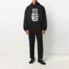 Balenciaga heren casual met alfabetprint, zwart 641679TJV931070