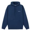 Balenciaga heren fleece gevoerde losse versie met capuchon en lange mouwen, blauw 570811TJV854866