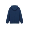 Balenciaga heren fleece gevoerde losse versie met capuchon en lange mouwen, blauw 570811TJV854866