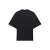 Balenciaga heren hardloopshirt met patroonprint en logo, los model, korte mouwen, zwart 641614TJVK61070
