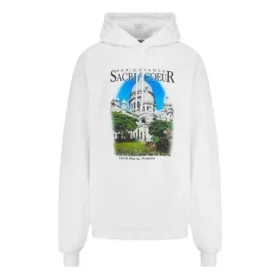 Balenciaga heren, landschapspatroon, losvallend, wit 641679TJVH99000