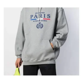 Balenciaga heren met logo op de borst, Crown, grijs 570811TGV681300