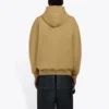 Balenciaga heren Paris Laurel fleece met print, kaki 570811TIV259605