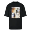 Balenciaga heren T-shirt, halflang, ronde hals, korte mouwen, zwart 641614TJVG81000