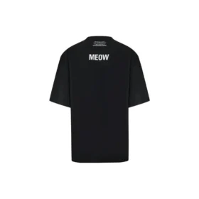 Balenciaga heren T-shirt, halflang, ronde hals, korte mouwen, zwart 641614TJVG81000