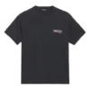 Balenciaga-heren-T-shirt met alfabetprint en korte mouwen, zwart 641675TIV521070