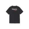 Balenciaga-heren-T-shirt met alfabetprint en korte mouwen, zwart 641675TIV521070