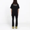 Balenciaga-heren-T-shirt met alfabetprint en korte mouwen, zwart 641675TIV521070