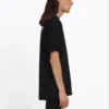 Balenciaga-heren-T-shirt met alfabetprint en korte mouwen, zwart 641675TIV521070