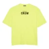 Balenciaga heren-T-shirt met alfabetprint, korte mouwen, fluorescerend groen 620969TIVG97072