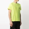 Balenciaga heren T-shirt met klein logo, ronde hals en korte mouwen, geel 620967TJVF77110