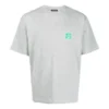 Balenciaga heren-T-shirt met logo op de borst, korte mouwen, grijs 594579THV631300