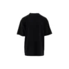 Balenciaga heren-T-shirt met oversized logo-print, retro-stijl, schoudervals, korte mouwen, zwart 620969TIVA11000