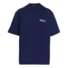 Balenciaga heren T-shirt met Political Campaign print, grote maat, korte mouwen, marineblauw 641675TIV521195