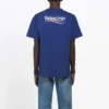 Balenciaga heren T-shirt met Political Campaign print, korte mouwen, koningsblauw 508203TAV444540