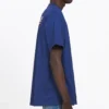 Balenciaga heren T-shirt met Political Campaign print, korte mouwen, koningsblauw 508203TAV444540