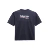 Balenciaga heren T-shirt met Political Campaign print, korte mouwen, marineblauw 570803TAV444128