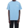 Balenciaga heren T-shirt met Political Campaign print, ronde hals en korte mouwen, blauw 570803TBV425840