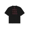 Balenciaga heren T-shirt met print, groot, korte mouw, zwart 641614TJV781000