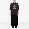 Balenciaga heren T-shirt met print, groot, korte mouw, zwart 641614TJV781000