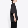 Balenciaga heren T-shirt met print, groot, korte mouw, zwart 641614TJV781000