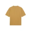 Balenciaga heren-T-shirt met ronde hals, alfabetprint en korte mouwen, kaki 620969TIV509605