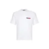 Balenciaga heren-T-shirt met ronde hals en korte mouwen, wit 612966TIVD19000