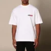 Balenciaga heren-T-shirt met ronde hals en korte mouwen, wit 612966TIVD19000