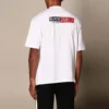 Balenciaga heren-T-shirt met ronde hals en korte mouwen, wit 612966TIVD19000
