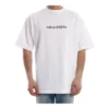 Balenciaga heren-T-shirt met symbolische ronde hals en alfabetprint, korte mouwen, wit 620969TIV509040
