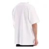 Balenciaga heren-T-shirt met symbolische ronde hals en alfabetprint, korte mouwen, wit 620969TIV509040