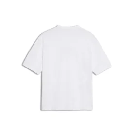 Balenciaga heren T-shirt, wit met BB-logo, klassieke logo-print, korte mouwen 570803TEV489044