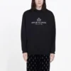 Balenciaga herenschoen met alfabetprint en logo, zwart 570811TGV701000