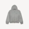 Balenciaga-hoodie met ritssluiting en capuchon voor heren, regular fit, in Balenciaga-grijs