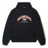 Balenciaga Hoodie met wijde pasvorm “Black” 674986TLVJ21074