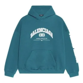 Balenciaga-hoodie met wijde pasvorm “Indigo” 674986TLVJ24480