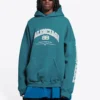 Balenciaga-hoodie met wijde pasvorm “Indigo” 674986TLVJ24480