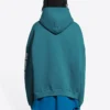 Balenciaga-hoodie met wijde pasvorm “Indigo” 674986TLVJ24480