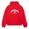 Balenciaga Hoodies, wijde pasvorm “Red” 674986TLVJ26441